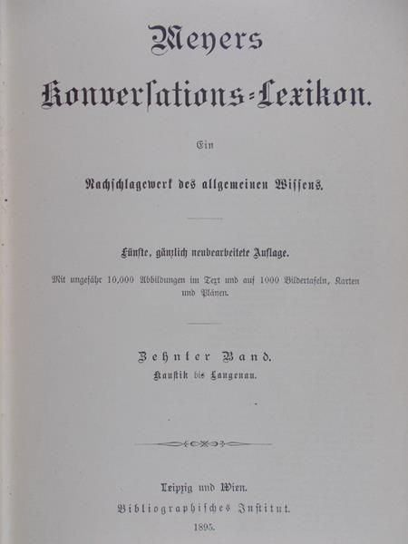 Meyers konversations-lexikon, 1895 r.