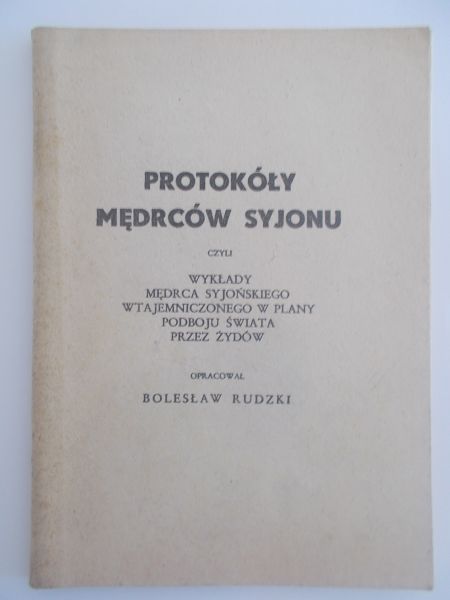 Rudzki Bolesław - Protokoły mędrców syjonu