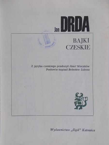 Drda Jan - Bajki Czeskie