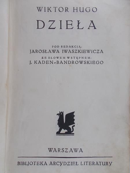 Hugo Wiktor - Dzieła , ok. 1920 r.