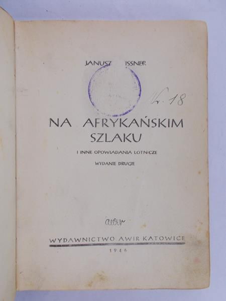 Meissner Janusz - Na afrykańskim szlaku, 1946 r.
