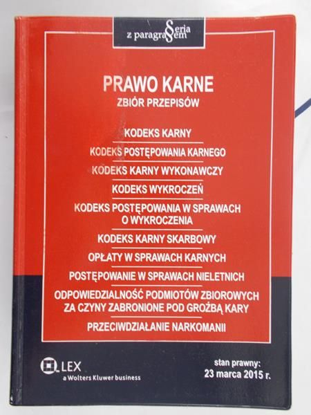 Prawo karne. Zbiór przepisów