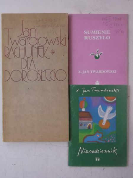 Twardowski Jan - Rachunek dla dorosłego / Sumienie ruszyło / Niecodziennik