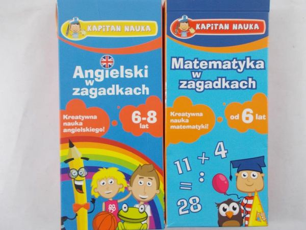 Angielski w zagadkach. Kreatywna nauka matematyki / Kreatywna nauka angielskiego