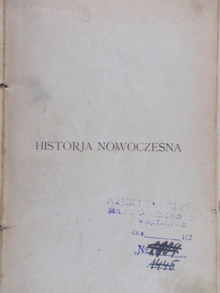 Szelągowski Adam - Historija nowoczesna, 1918 r.