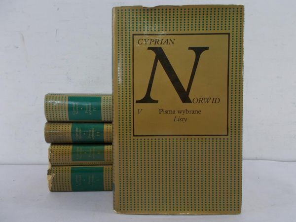 Norwid Cyprian  -  Pisma wybrane, tom I-V