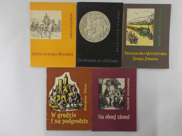 Szostakowski / Tobiasz / Kołodziejczyk / Gąssowski / Terlecki - Zestaw 5 książek