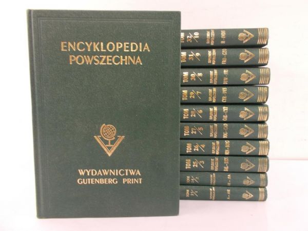 Wielka ilustrowana encyklopedia powszechna , Zestaw 11 książek
