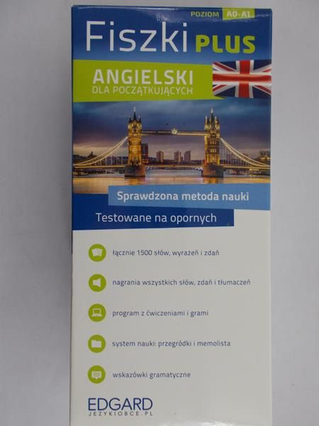 Fiszki PLUS: Angielski dla początkujących