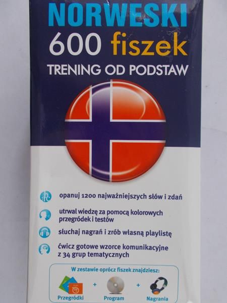 Norweski 600 fiszek Trening od podstaw