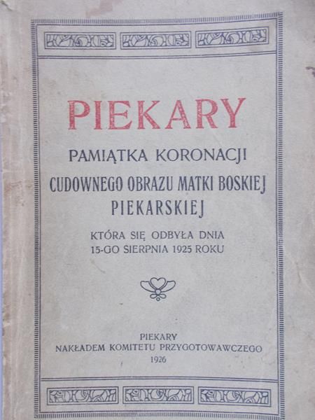 Piekary. 1926 rok