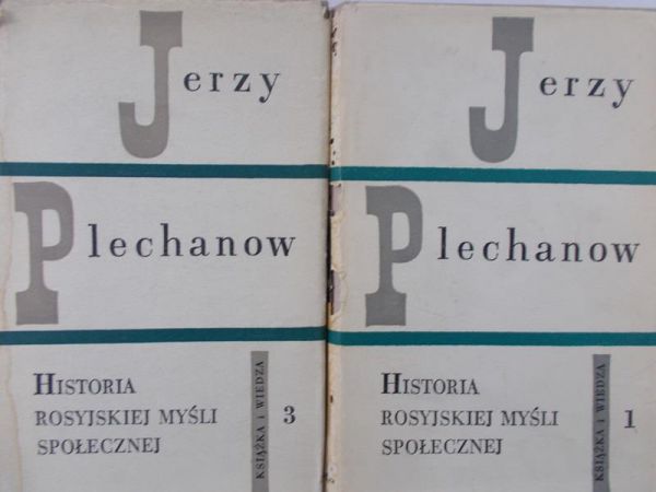 Plechanow Jerzy - Historia rosyjskiej myśli społecznej. Tom I, III