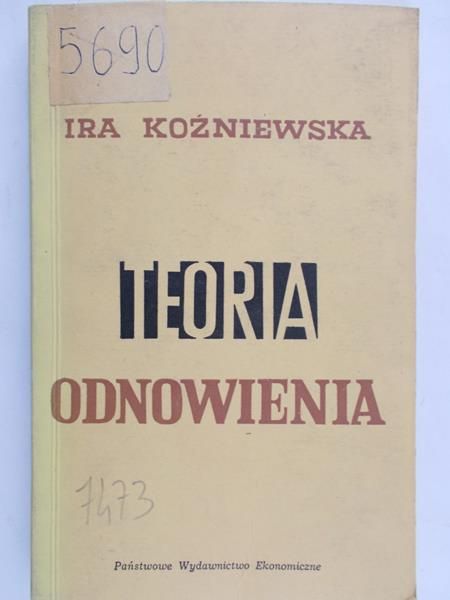 Koźniewska Ira - Teoria odnowienia