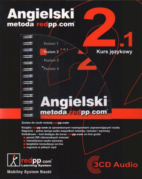 Angielski metoda redpp.com Kurs językowy poziom 2. 2 + 3CD