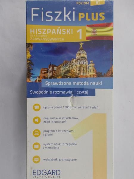 Poneta Anna - Hiszpański Fiszki PLUS dla średnio zaawansowanych 1, Nowa