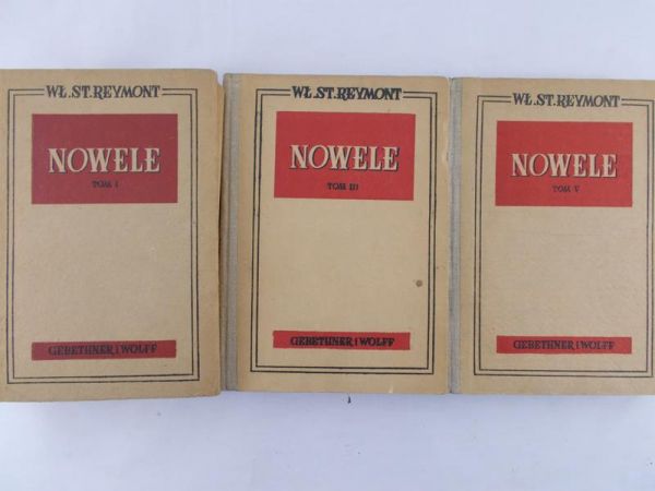Reymont Władysław - Nowele, Tom I, II, V, 1950 r.