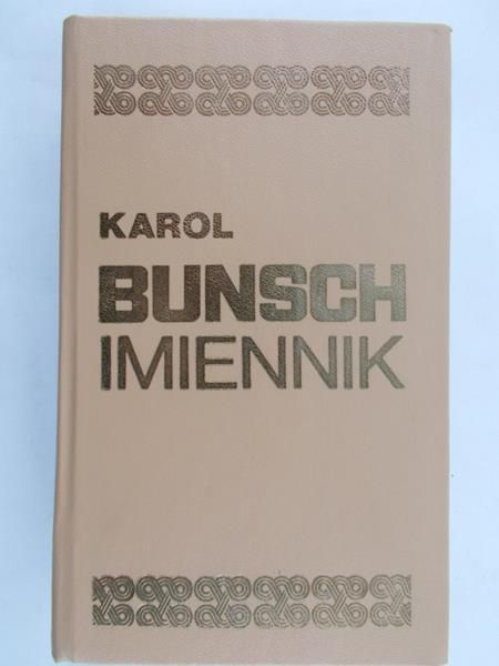 Bunsch Karol - Imiennik