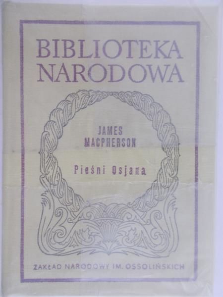 Macpherson James - Pieśni Osjana, BN