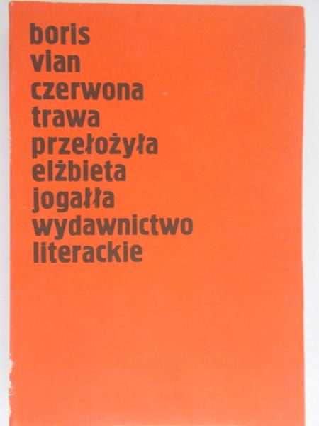 Vian Boris  - Czerwona trawa