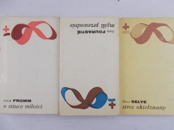 zestaw 3 książek Fromm Erich/ Fouraste Jean/ Selye Hans