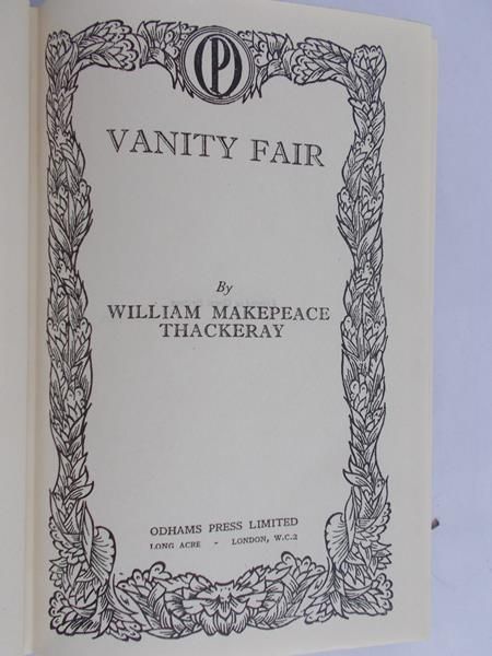 Makepeace Thackeray William - Vanity Fair, reprint z 1848 r.