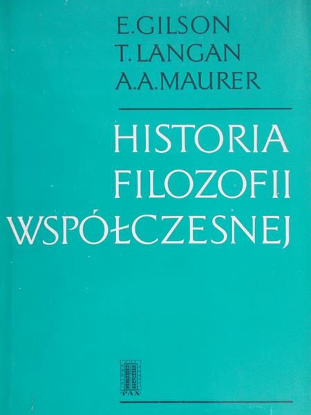 Gilson E. - Historia filozofii współczesnej