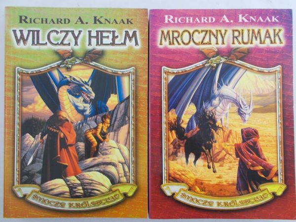 Knaak Richard A. - Mroczny rumak / Wilczy hełm