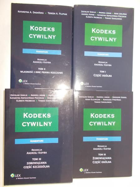 Kidyba Andrzej - Kodeks cywilny TOM I – III