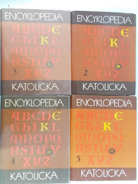 Gryglewicz Feliks (red.)  - Encyklopedia Katolicka. Tom. II,III,IV,V