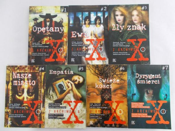 Seria z Archiwum X - Zestaw 7 książek