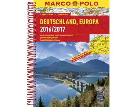 Deutschland, Europa 2016/2017 1:300.000 Marco Polo,nowa