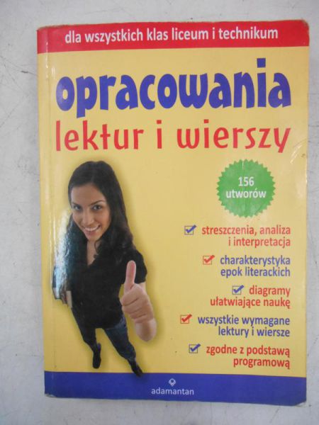 Jagodziński Jerzy (red.) - Opracowania lektur i wierszy dla wszystkich klas liceum i technikum