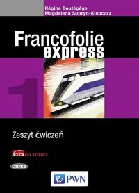 Supryn-Klepcarz Magdalena - Francofolie express 1 Zeszyt ćwiczeń + 2CD, Nowa