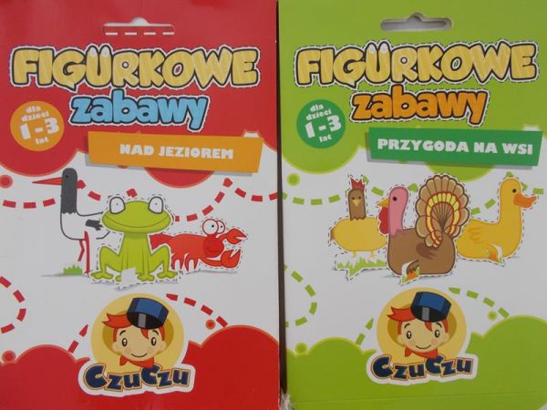 Figurkowe zabawy Nad jeziorem. Zestaw 2 książek.