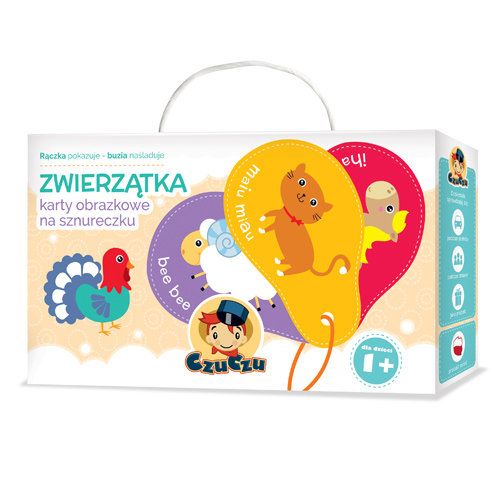 CzuCzu. Zwierzątka. Karty obrazkowe na sznureczku
