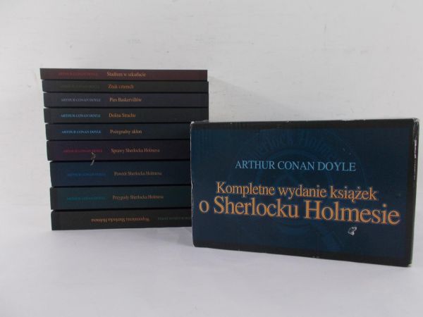 Doyle Arthur Conan - Kompletne wydanie książek o Sherlocku Holmesie, 9 książek