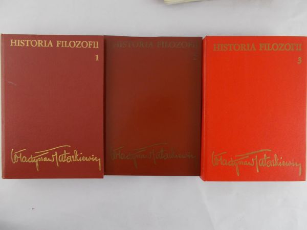 Tatarkiewicz Władysław - Historia filozofii, tom I-III