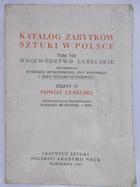 Brykowski Ryszard (red) - Katalog zabytków sztuki w Polsce