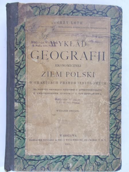 Loth Jerzy - Wykład Geografji, 1921 rok