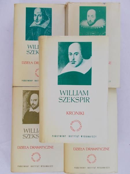 Szekspir Wiliam - Dzieła dramatyczne Tom I-V