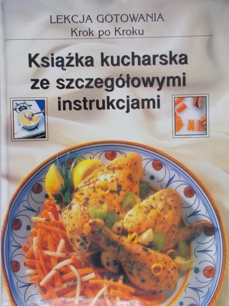Książka kucharska ze szczegółowymi instrukcjami