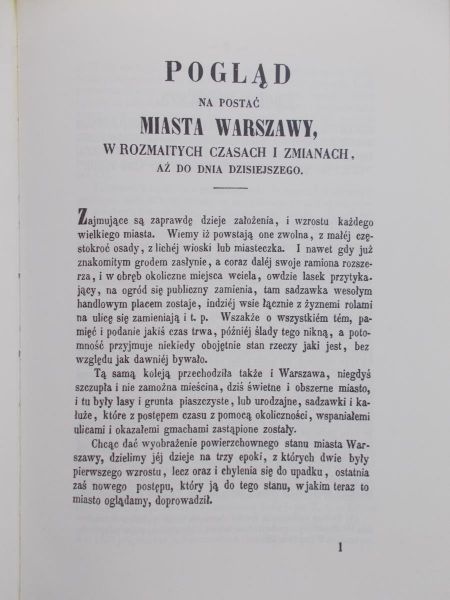 Świątowski H. - Taryfa Domów Miasta Warszawy i Pragi, Reprint z 1852