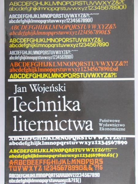 Wojeński Jan - Technika liternictwa