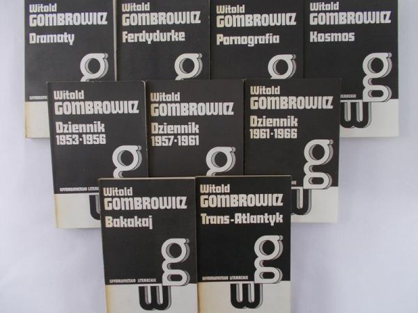 Gombrowicz Witold - Zestaw 9 książek
