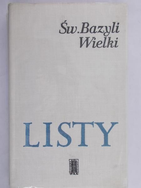 Święty Bazyli Wielki - Listy