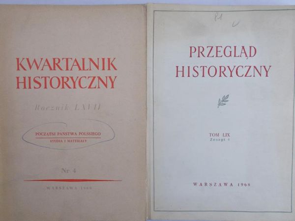 Leśnodorski Bogusław (red.) - Kwartalnik Historyczny nr 4/Przegląd Historyczny Tom LIX