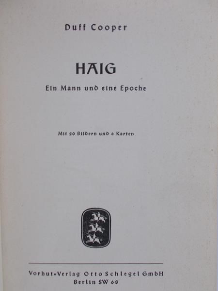 Cooper Duff - Haig, 1937 rok