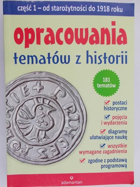 Deja Gałęcka- Bożena  Opracowania tematów z historii