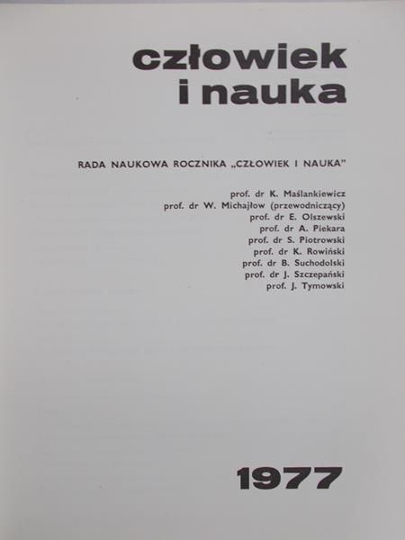 Maślankiewicz Kazimierz (red.) - Człowiek i nauka