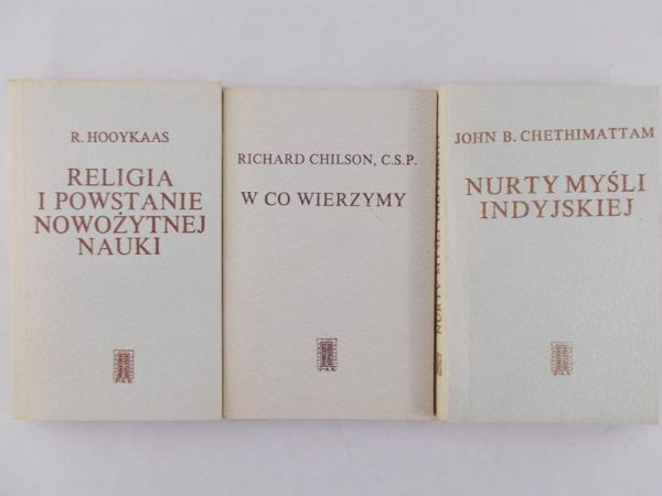 Chilson / Hooykaas / Chethimattam  - Zestaw 3 książek